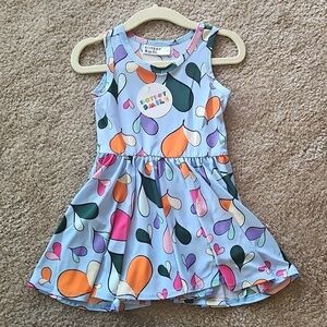 Dot Dot Smile Hearts Tank Dress 12 24m